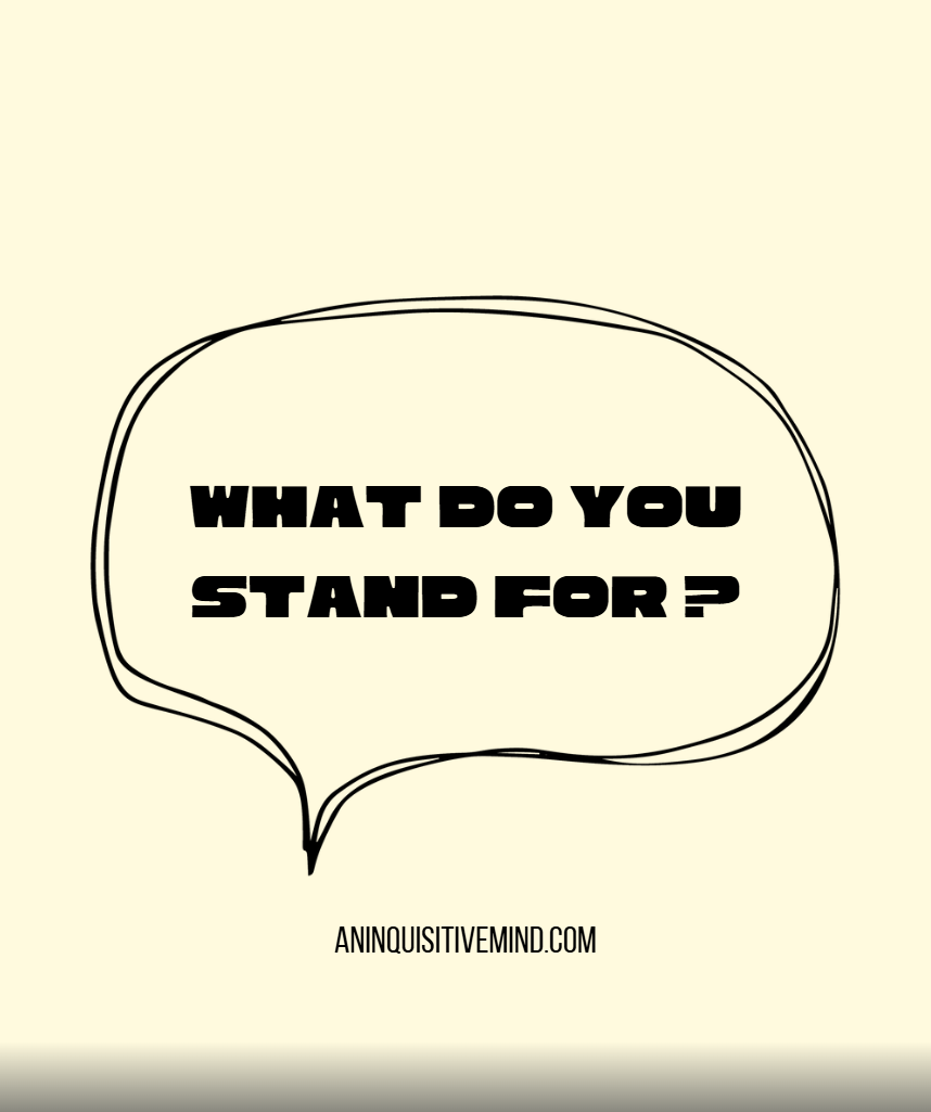 What do you stand&nbsp;for?