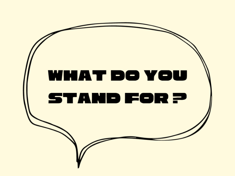 What do you stand&nbsp;for?